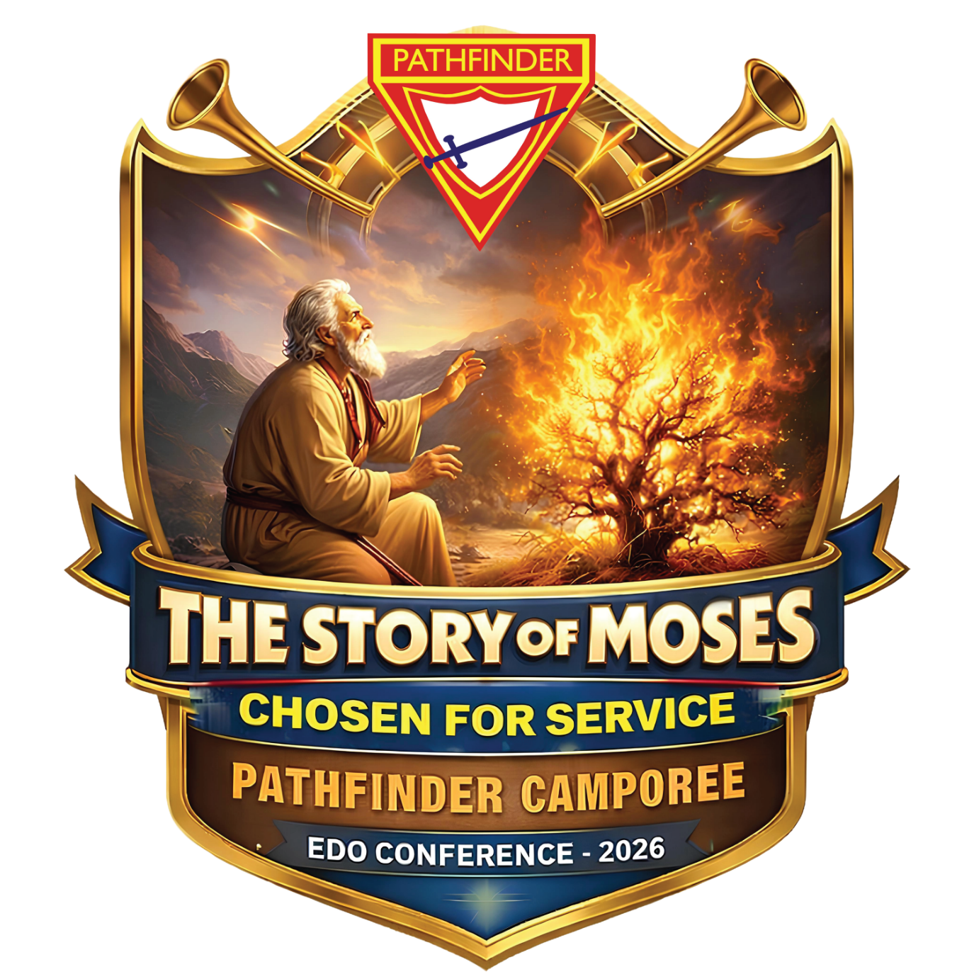 Chosen For Service Camporee badge